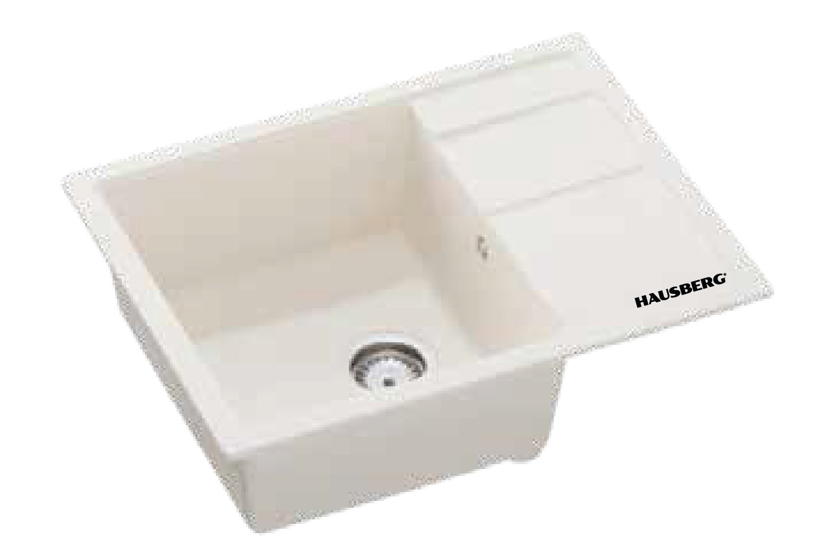 RECTANGULAR GRANITE SINK WITH DRAINER